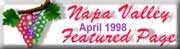 Napa Valley Featured Page Award